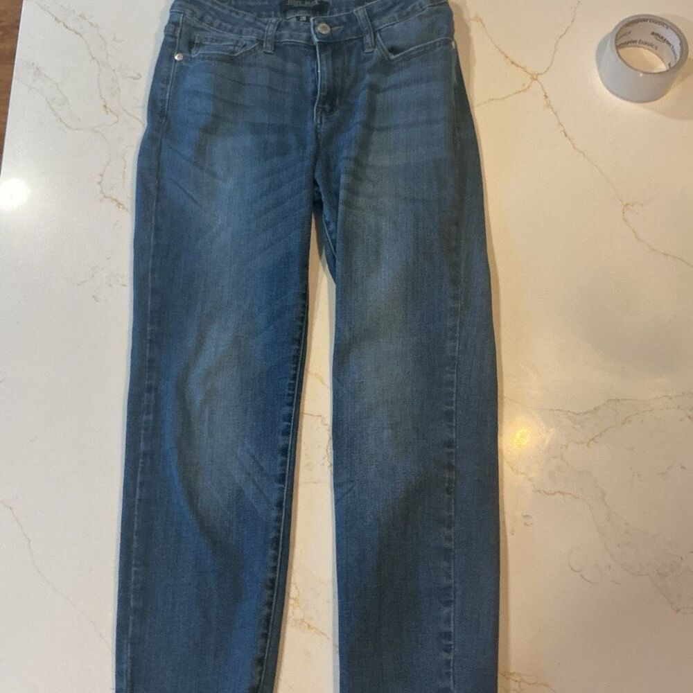 Judy Blue Relaxed Fit Mid Rise Cropped Sz 28 Stretch Skinny